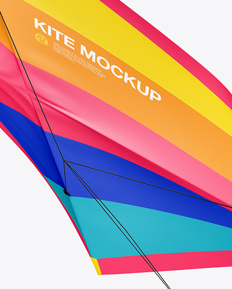 Download Kite Mockup In Object Mockups On Yellow Images Object Mockups