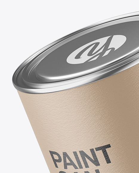 Download Textured Paint Can Mockup in Can Mockups on Yellow Images Object Mockups