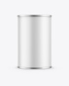 Tin Can w/ Matte Finish Mockup