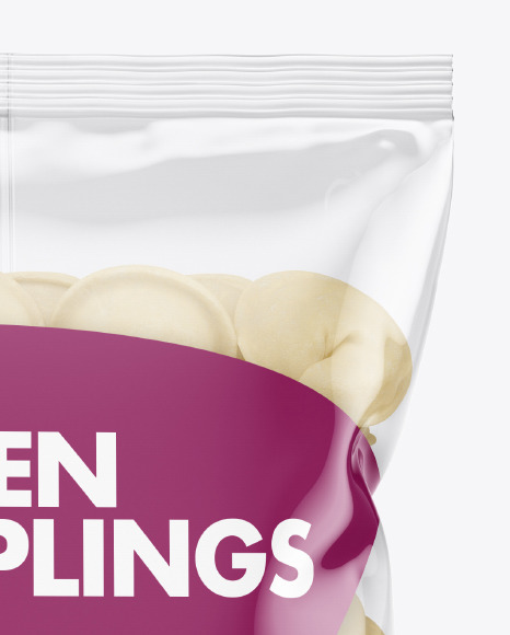 Plastic Bag With Dumplings Mockup PSD #6