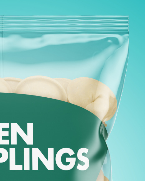 Plastic Bag With Dumplings Mockup PSD #7