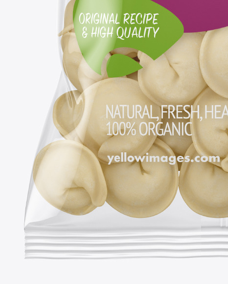 Plastic Bag With Dumplings Mockup PSD #5