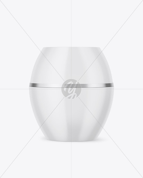 Glossy Cosmetic Jar Mockup PSD #1