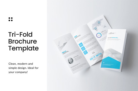 Corporate Trifold Brochure Template