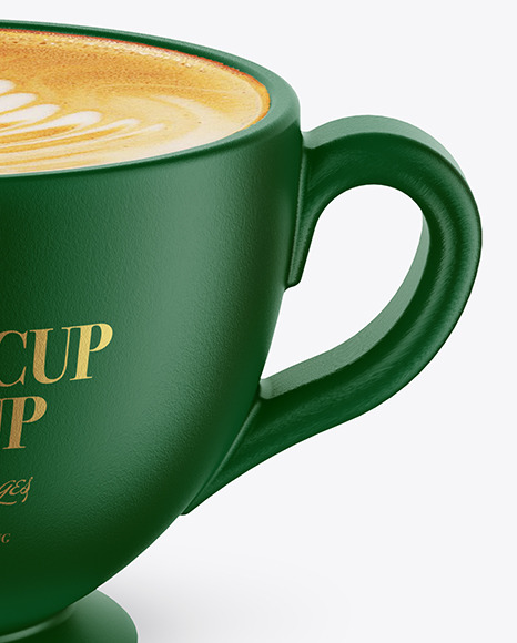 Download Ceramic Coffee Cup Mockup In Cup Bowl Mockups On Yellow Images Object Mockups