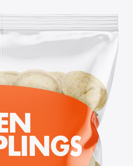 Plastic Bag With Dumplings Mockup PSD #6
