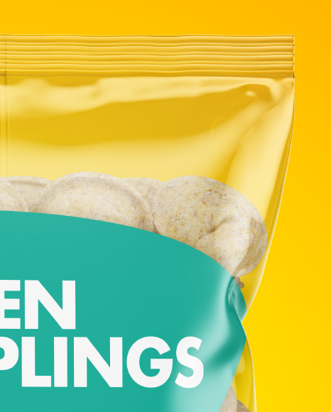 Plastic Bag With Dumplings Mockup PSD #7