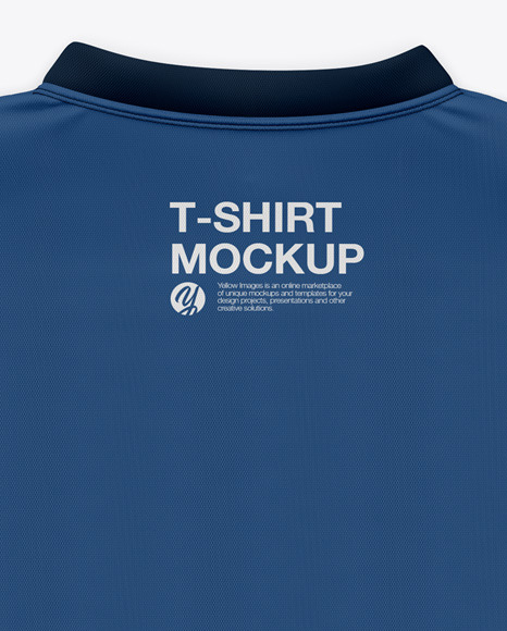 Men S Flat V Neck T Shirt Mockup Back View In Apparel Mockups On Yellow Images Object Mockups