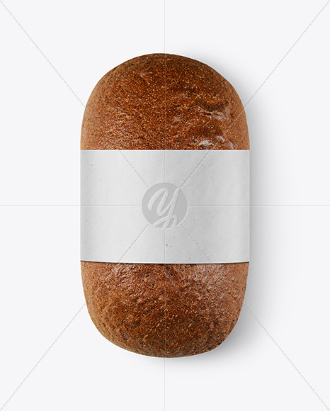 Loaf Of Rye Bread with Label Mockup PSD #3