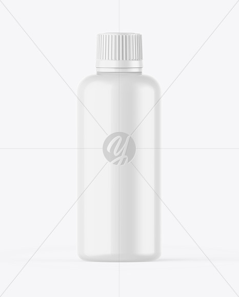 Free Glossy Bottle Mockup