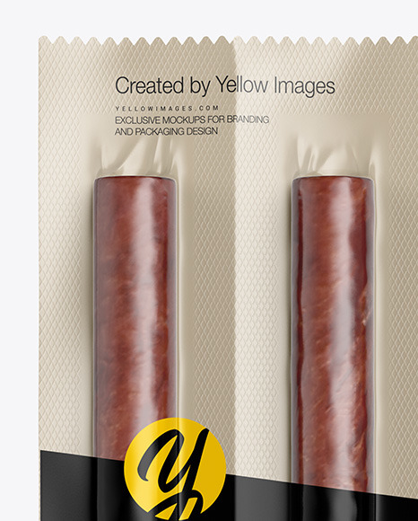 4 Snack Sticks W  Glossy Film Mockup PSD #2