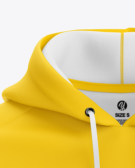 Download Hoodie Mockup Front View In Apparel Mockups On Yellow Images Object Mockups