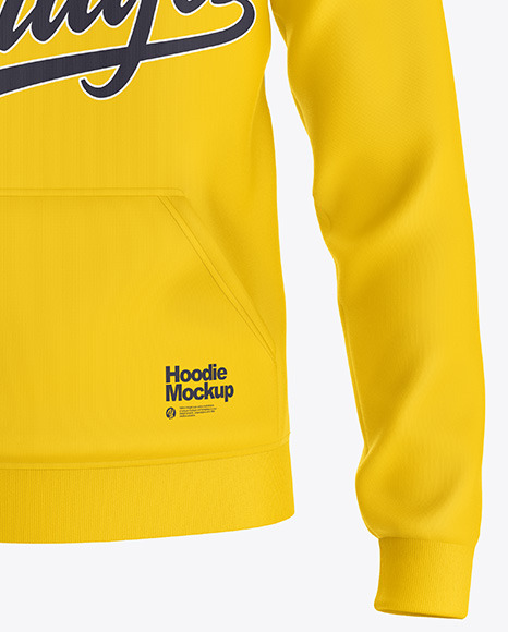 Download Hoodie Mockup Front View In Apparel Mockups On Yellow Images Object Mockups