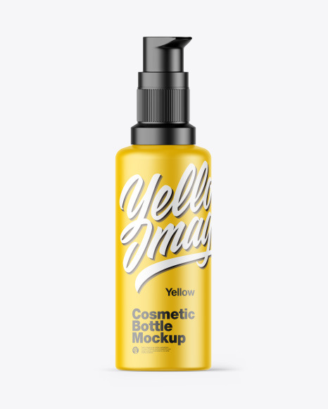 Matte Cosmetic Bottle Mockup PSD #2