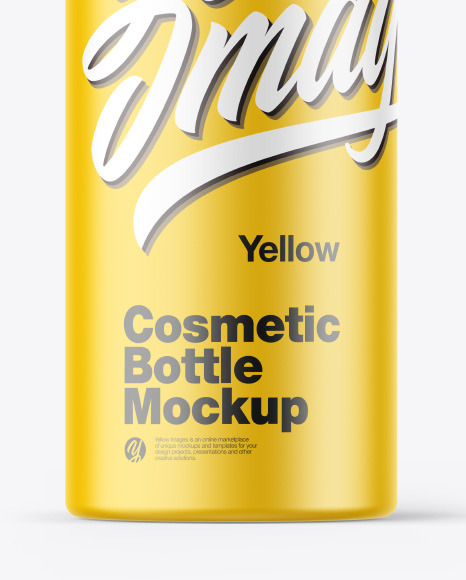 Matte Cosmetic Bottle Mockup PSD #6