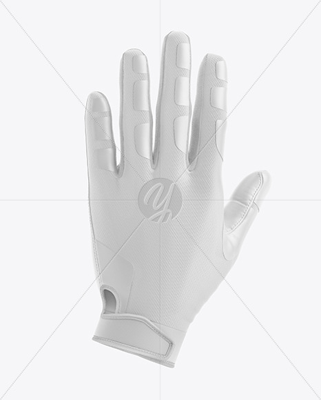 Download American Football Gloves Mockup Touched In Apparel Mockups On Yellow Images Object Mockups