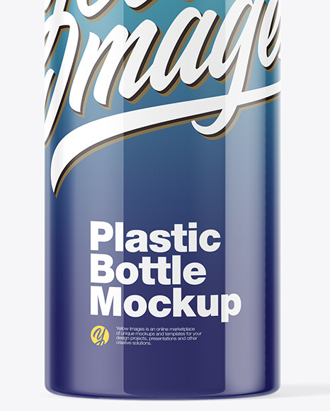 Glossy Bottle Mockup PSD #1