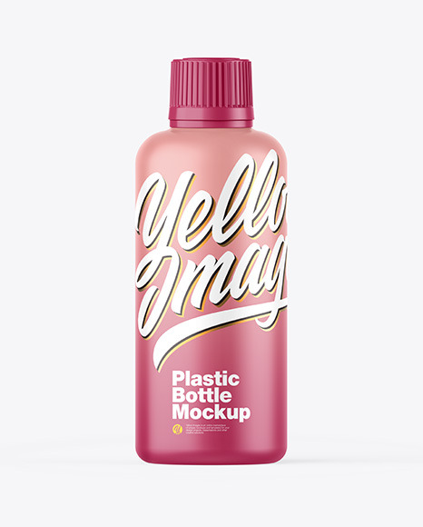 Download Matte Bottle Mockup In Bottle Mockups On Yellow Images Object Mockups