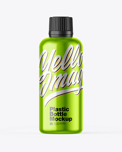 Metallic Bottle Mockup