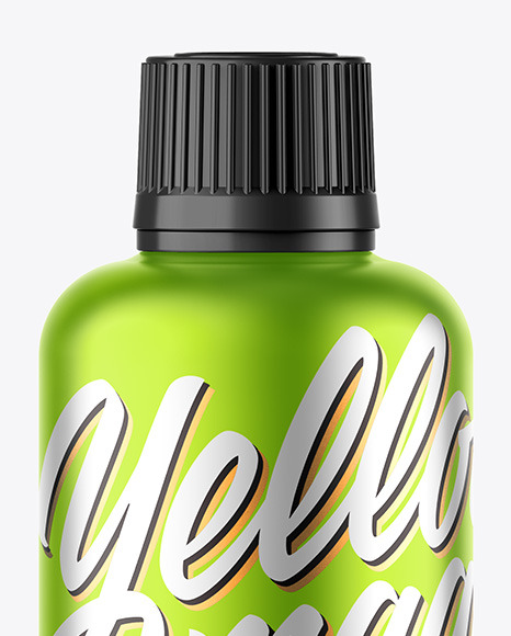 Matte Metallic Bottle Mockup PSD #2