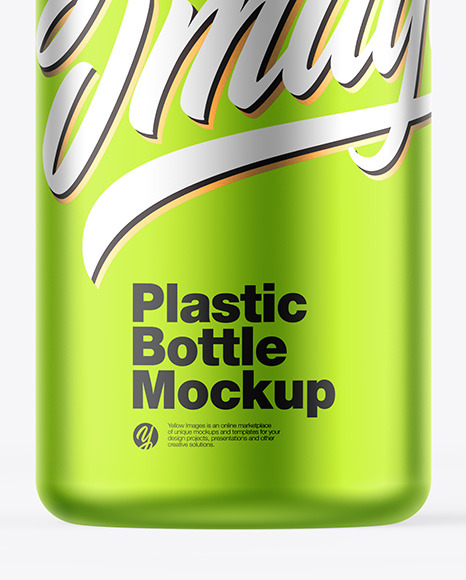 Matte Metallic Bottle Mockup PSD #1