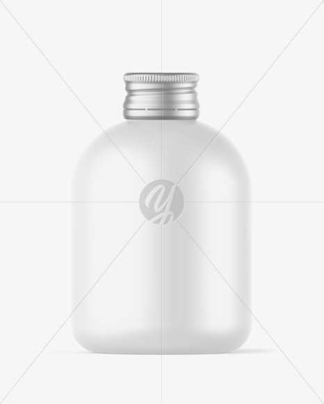 Free Matte Bottle w/ Metallic Cap Mockup