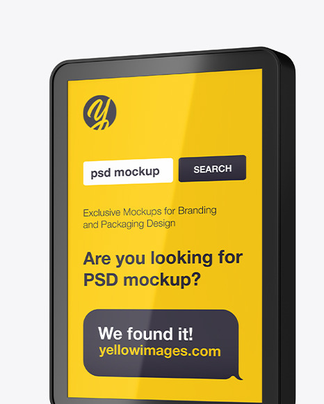 Matte Citylight Billboard Mockup Half Side View PSD #2