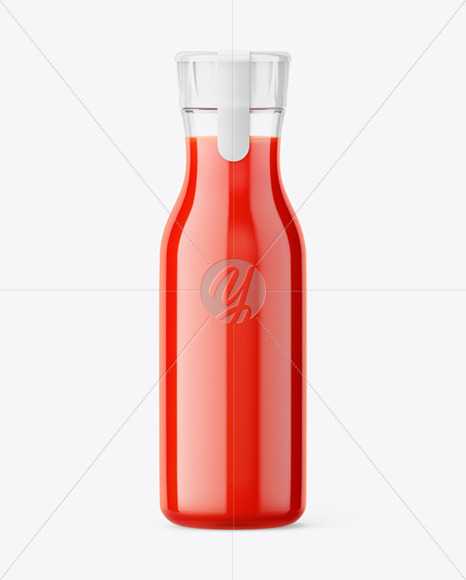 Download Tomato Juice Glass Bottle Mockup In Bottle Mockups On Yellow Images Object Mockups