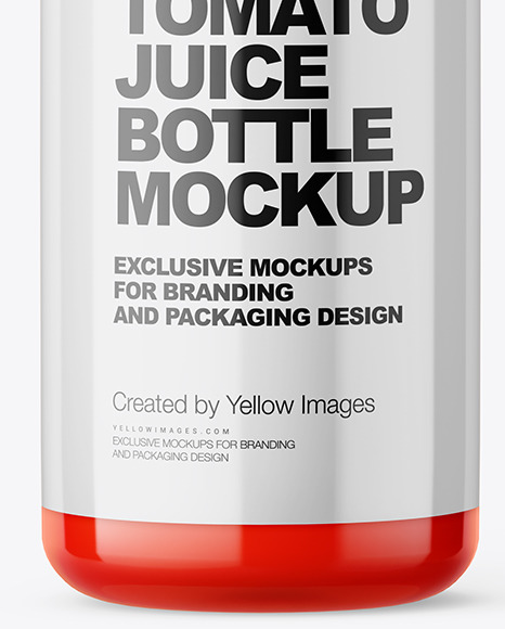 Download Tomato Juice Glass Bottle Mockup Download Graphic Design Mockup