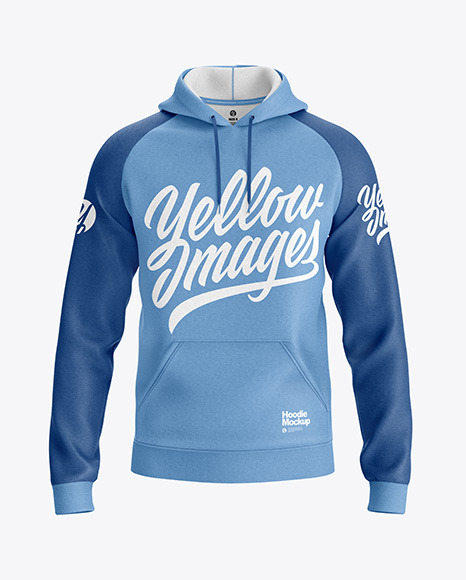 Heather Hoodie Mockup - Front View in Apparel Mockups on ...