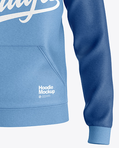 Download Heather Hoodie Mockup Front View In Apparel Mockups On Yellow Images Object Mockups