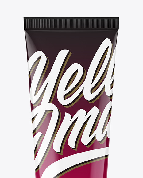 Glossy Cosmetic Tube Mocup PSD #2