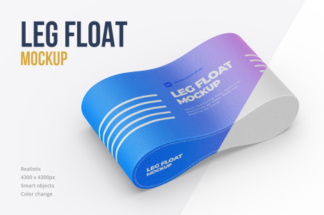 Download Swim Leg Float Pull Buoy Mockup In Packaging Mockups On Yellow Images Creative Store