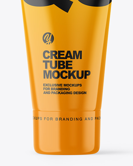 Glossy Cosmetic Tube Mockup PSD #4