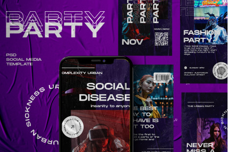 Party - Streetwear Instagram Stories &amp; Post