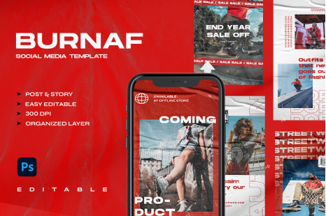 Burnaf - Instagram Stories &amp; Post