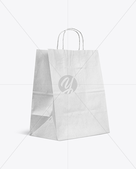 Kraft Paper Shopping Bag Mockup PSD #1