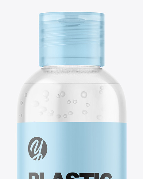 Clear Cosmetic Bottle Mockup PSD #2
