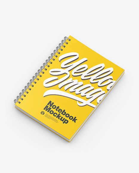 Matte Notebook Mockup PSD #4