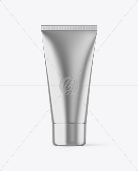 Metallic Cosmetic Tube Mockup PSD #1