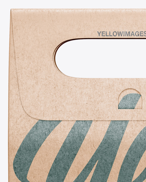 Download Kraft Paper Bag Mockup In Bag Sack Mockups On Yellow Images Object Mockups