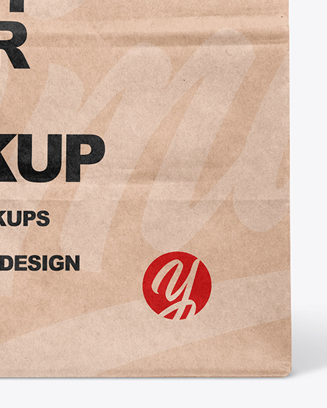 Kraft Paper Shopping Bag Mockup PSD #4