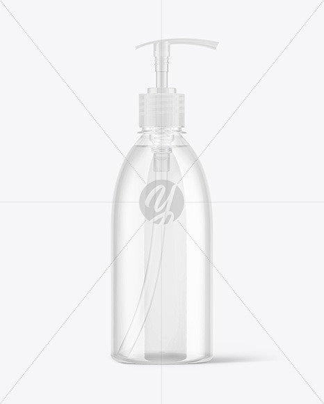 Free Clear Liquid Soap Bottle Mockup