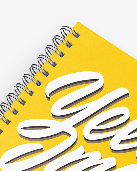Paper Notebook Mockup PSD #1