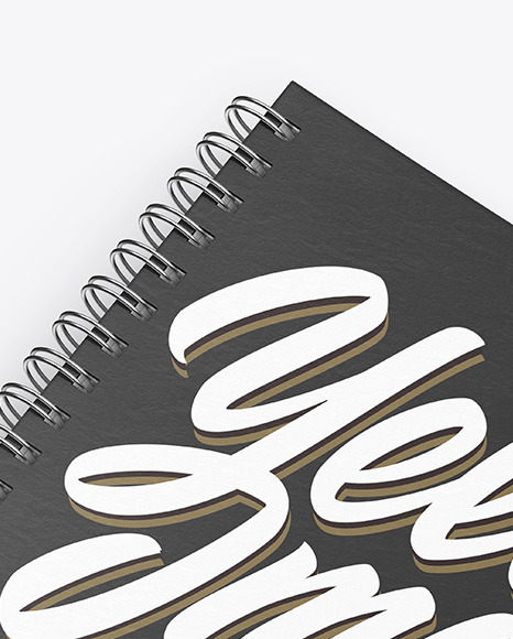 Paper Notebook Mockup PSD #6