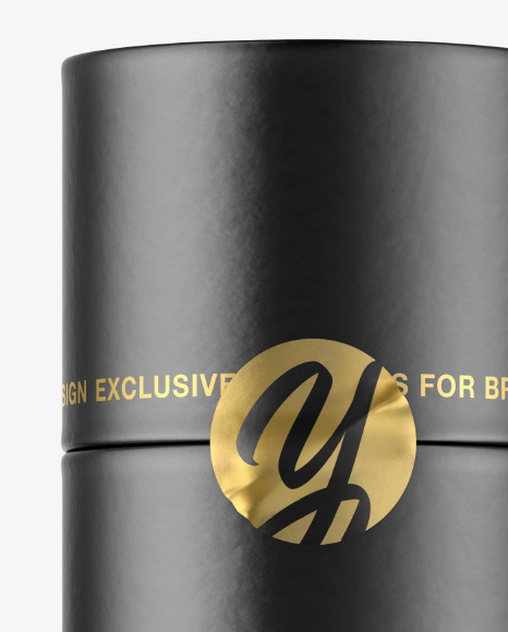 Matte Paper Tube Mockup PSD #6