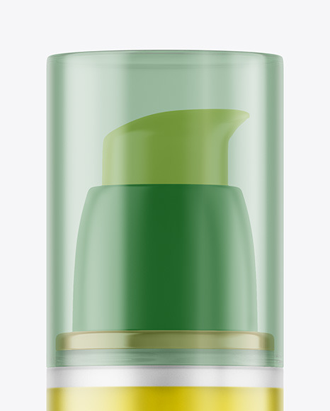 Download Frosted Color Liquid Cosmetic Bottle Mockup in Bottle Mockups on Yellow Images Object Mockups