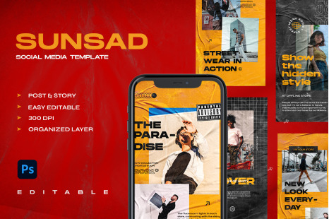 Sunsad - Instagram Stories &amp; Post