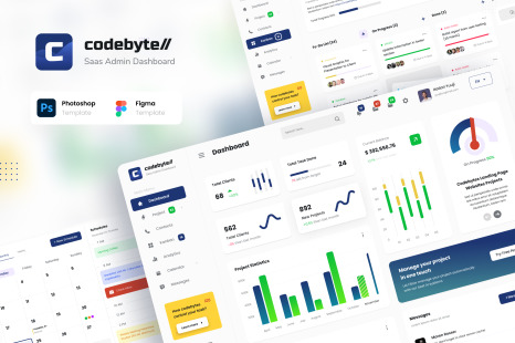 Codebyte - Saas Admin Dashboard UI Template
