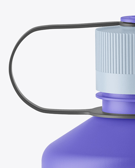 Matte Water Bottle Mockup PSD #1